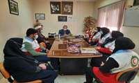 بازدید از بیمارستان رسالت ماسال به مناسبت شب یلدا توسط کارکنان هلال احمر شهرستان ماسال