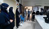 بازدید مدیریتی دکتر فرشاد روحی ریاست بیمارستان رسالت از بخش های داخلی و دیالیز