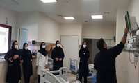 برگزاری کلاس آموزشی کار با دستگاه مانیتورینگ بخش  ICU بیمارستان رسالت ماسال 