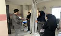 بازدید کارشناس بهداشت محیط علوم پزشکی گیلان از بیمارستان ماسال 