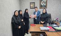 تقدیر‌ ریاست بیمارستان دکتر مائده عزیزی از مسئول حراست بیمارستان رسالت ماسال 