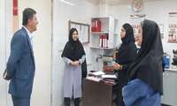 بازدید کارشناسان بانک خون استان گیلان از بیمارستان رسالت