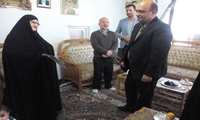 دیدار ریاست بیمارستان رسالت با خانواده شهدا