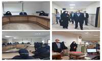 برگزاری مراسم معارفه کارشناس حراست بیمارستان رسالت ماسال