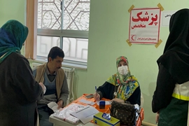 ویزیت رایگان پزشکی به مناسبت دهه مبارک فجر در روستای شالما شهرستان ماسال 