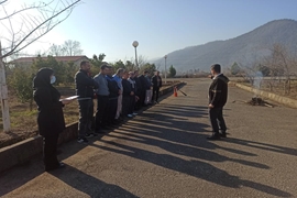 برگزاری کلاس آموزشی اطفاء حریق در بیمارستان رسالت ماسال بهمن ۱۴۰۴